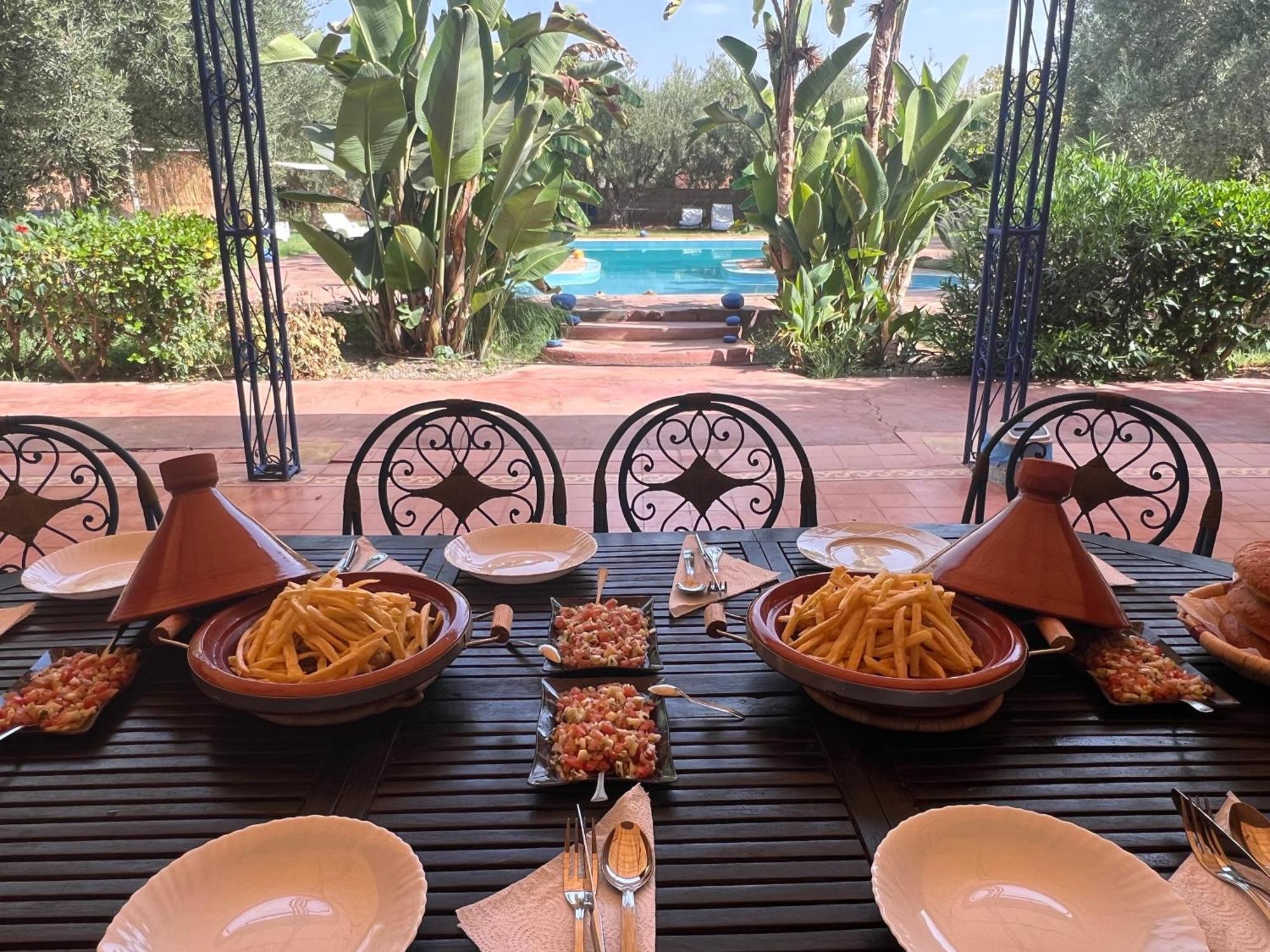 Bed and Breakfast Le Domaine De Carole Marrakech Douar Akkara Exterior foto